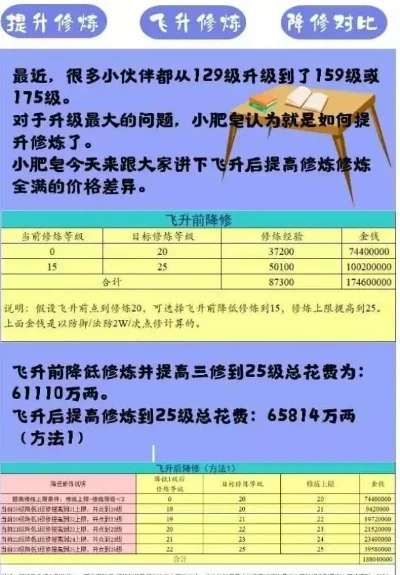 梦幻西游飞升节省成本攻略：修炼等级调整技巧