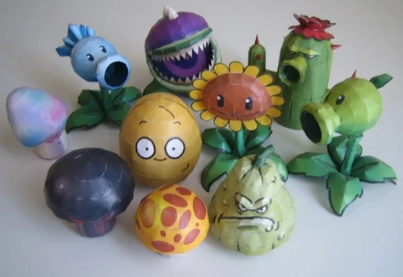 手工制作《植物大战僵尸》立体模型教程